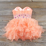 Spool Couture Peaches & Chiffon Dress: Alternate View #4