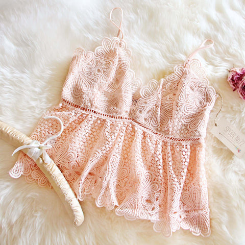 Peaches & Lace Top