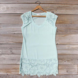 Sea Foam Lace Dress: Alternate View #1