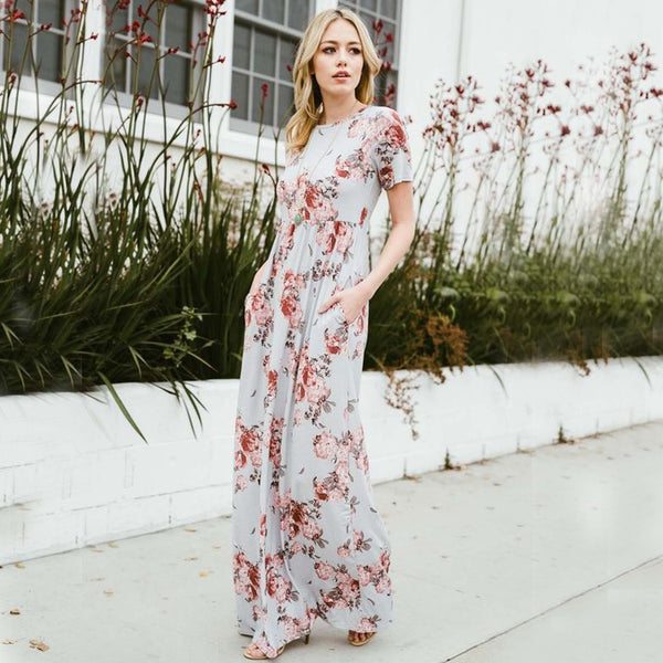 Sienna Floral Maxi Dress: Featured Product Image