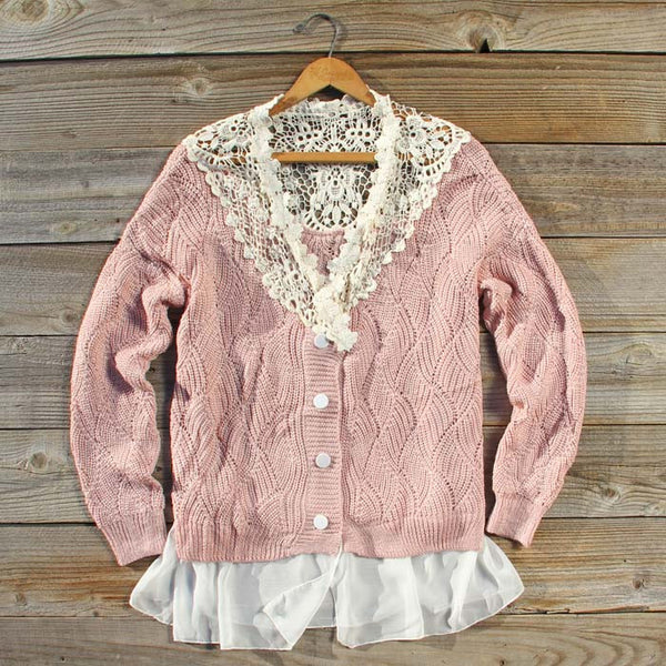 Sleepy December Sweater in Pink: Featured Product Image