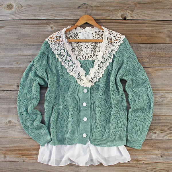 Sleepy December Sweater in Sage: Featured Product Image