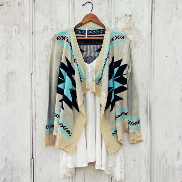 Smoke River Sweater in Turquoise: Featured Product Image