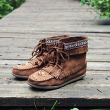 Snohomish Beaded Moccasin: Alternate View #1