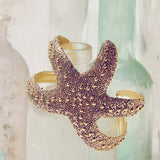 Sparkling Starfish Cuff Bracelet: Alternate View #1