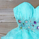 Spool Couture Mint & Chiffon Dress: Alternate View #2