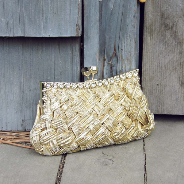Spun Gold Party Clutch: Featured Product Image