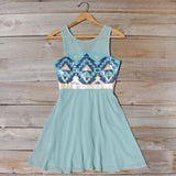 Stone Spell Beaded Dress in Sage: Alternate View #1