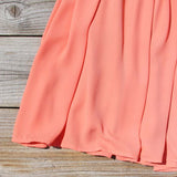 Sweetheart & Mint Dress in Peach: Alternate View #3