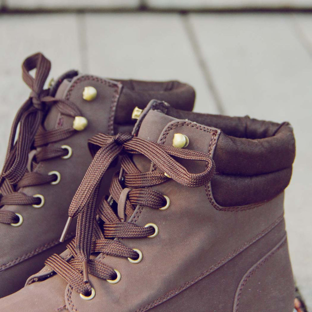 Seattle Boot Sweet & Rugged Combat Boots in Brown, Rugged Boots & Shoes from Spool ...