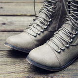 Upper County Boots in Taupe: Alternate View #2