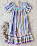 Vintage 70's Rainbow Dress: Alternate View #5