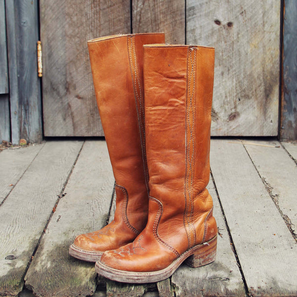Vintage Honey Campus Boots: Featured Product Image