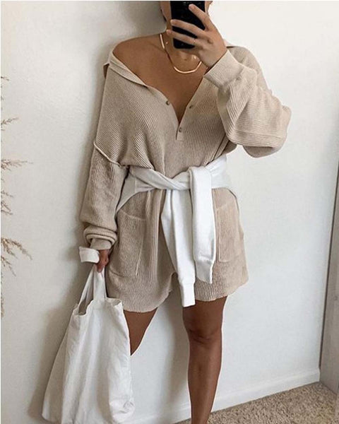 Abby Lounge Romper: Featured Product Image