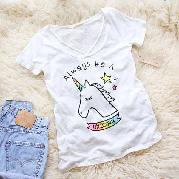 Always Be A Unicorn Tee: Featured Product Image