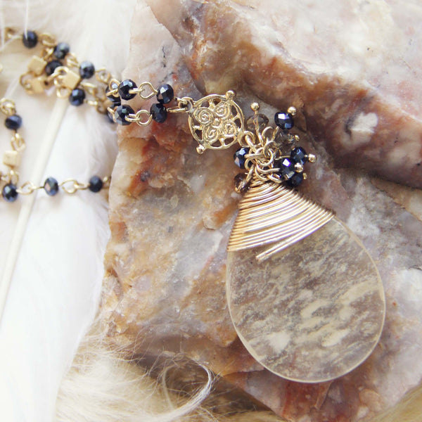 Amber Moon Necklace: Featured Product Image
