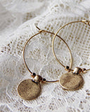 Ancient Coin Earrings: Alternate View #2