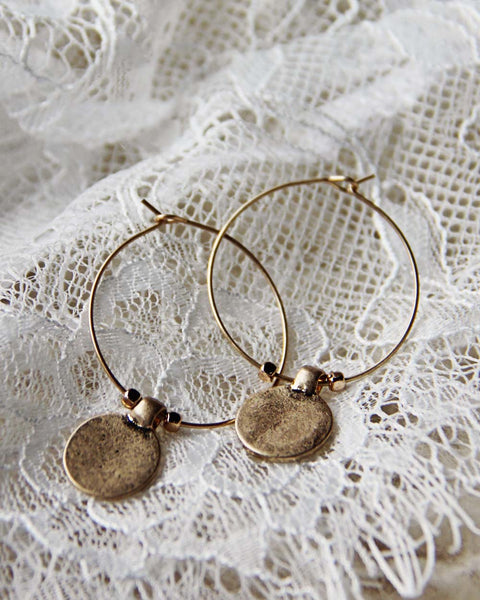 Ancient Coin Earrings: Featured Product Image