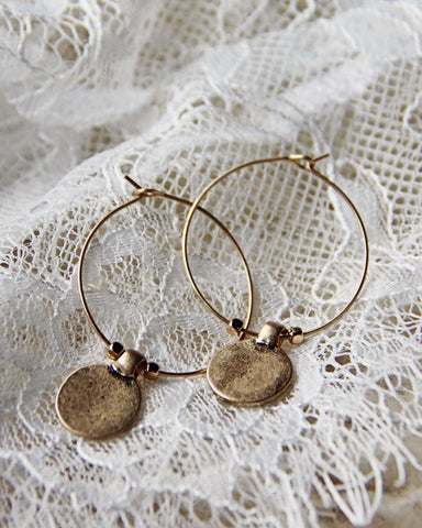 Ancient Coin Earrings