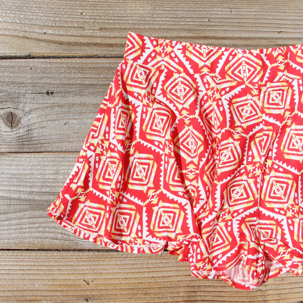 Arizona Flutter Shorts, Sweet Boho Shorts from Spool 72. | Spool No.72