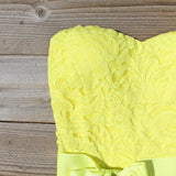 Arizona Lace Dress in Yellow: Alternate View #2