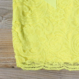 Arizona Lace Dress in Yellow: Alternate View #3