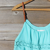 Arizona Summer Dress in Turquoise: Alternate View #2
