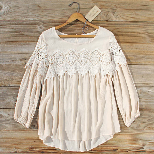 Aspen Gypsy Top in Sand: Featured Product Image