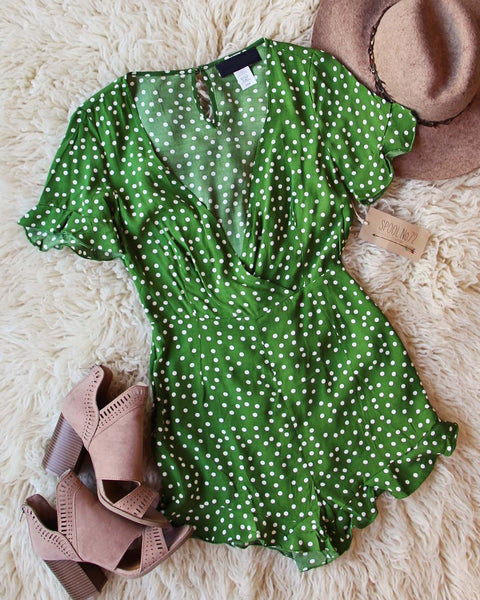 Astilbe Wrap Romper: Featured Product Image