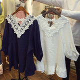 Astilbe Lace Top in White (wholesale): Alternate View #5