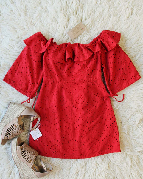 August Eyelet Dress: Featured Product Image