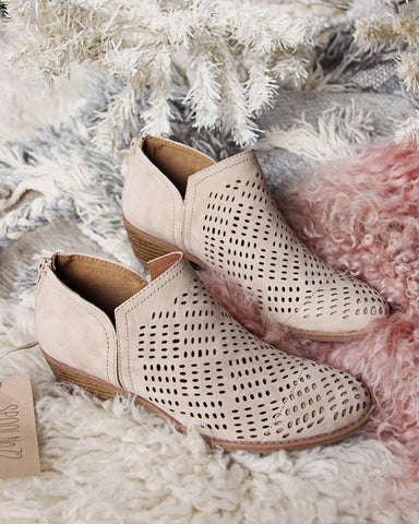 Austin Booties in Stone