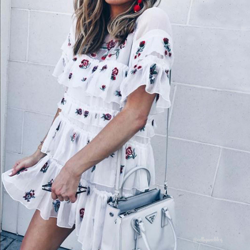 Aztec Rose Dress, Sweet Bohemian Embroidered Dresses from Spool 72. | Spool No.72 Aztec Rose Dress, Sweet Bohemian Embroidered Dresses from Spool 72. | Spool No.72