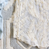 The Lace Basic Tee in Cream: Alternate View #3
