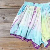 Beach Gypsy Shorts in Mint: Alternate View #2