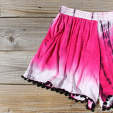 Beach Gypsy Shorts in Pink: Alternate View #2