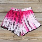 Beach Gypsy Shorts in Pink: Alternate View #3