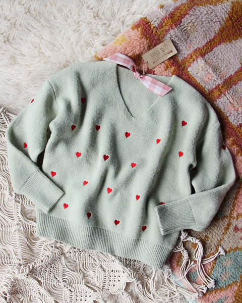 Better Together Sweater in Mint: Featured Product Image