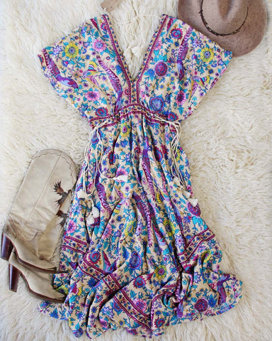 Lovebird Maxi Dress in Sand