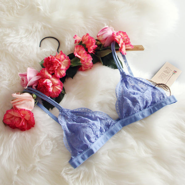 Boheme Lace Bralette in Sky: Featured Product Image