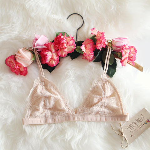 Boheme Lace Bralette in Sweetheart