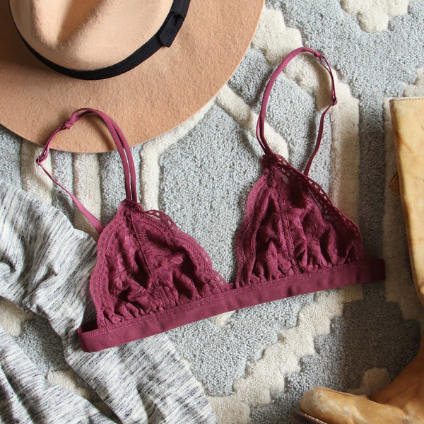 Boheme Lace Bralette in Autumn: Featured Product Image