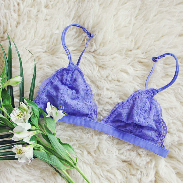Boheme Lace Bralette in Lilac: Featured Product Image