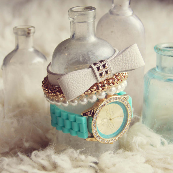 Bohemian Bangles Watch in Mint: Featured Product Image