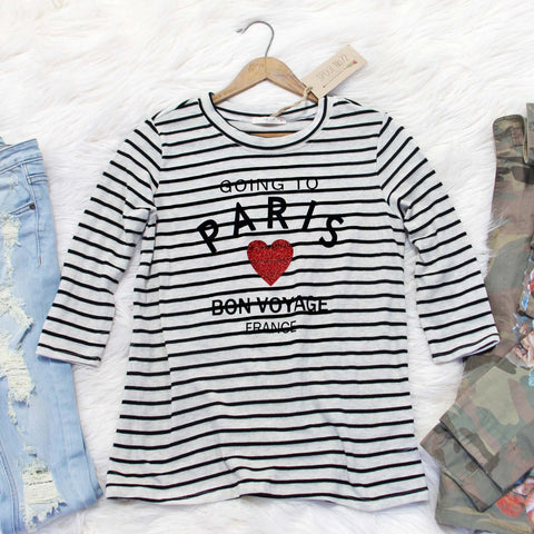 Bon Voyage Stripe Tee