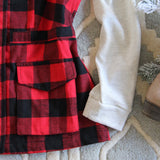 Bonfire Plaid Hoodie: Alternate View #3