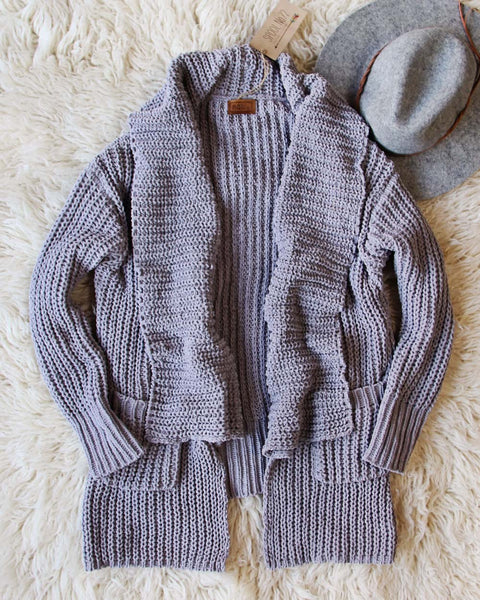 The Boston Bundle Sweater in Gray: Featured Product Image