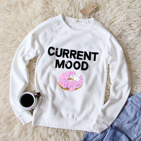 Bow & Drape Cozy Doughnut Sweatshirt