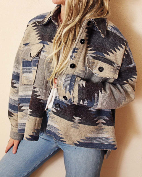 Bozeman Cozy Jacket in Sky: Featured Product Image