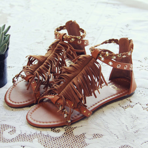 Braided Canyon Sandals in Sand